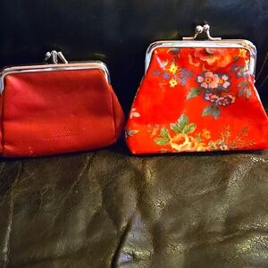 Two vintage small coin purses